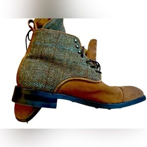 Brown and Gray Men's Boots
